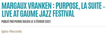 Lien vers la chronique sur JazzMania