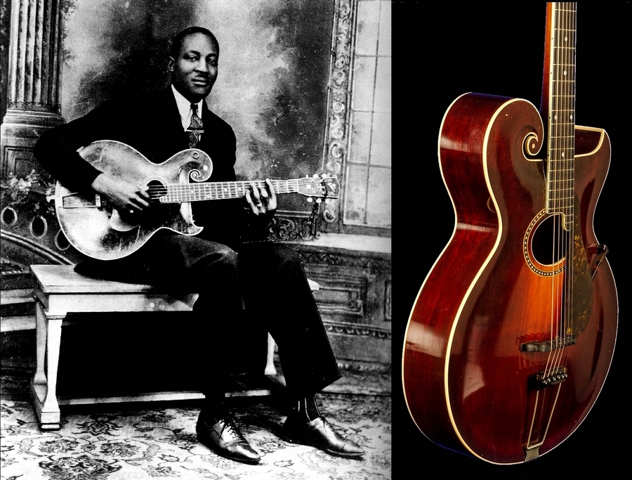 Big Bill Broonzy et sa Gibson Style '0' Artist