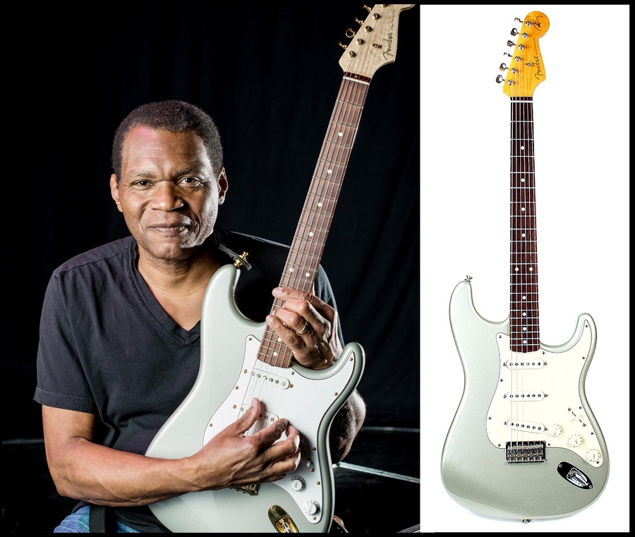 Robert Cray et sa Stratocater Inca Silver