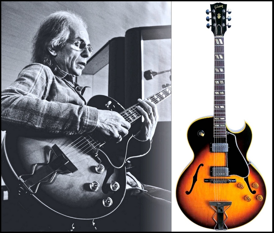 Steve Howe et sa Gibson ES-175D