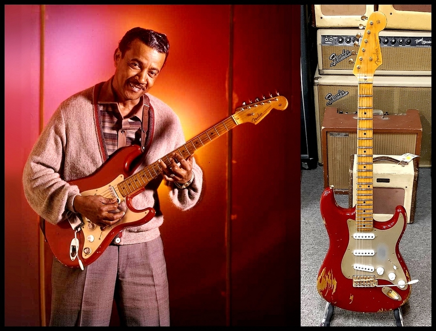 Pee Wee Crayton et sa Fender Stratocaster